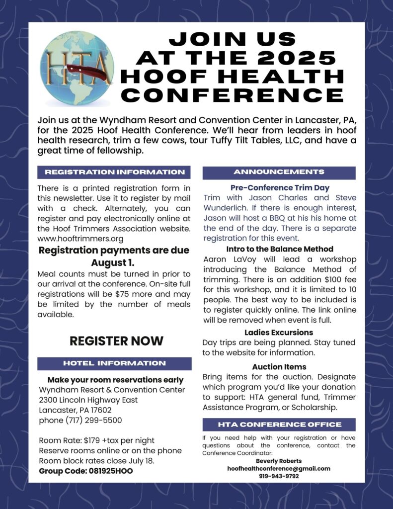 Hoof Health Conference Info